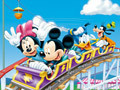 游戏Mickey in Rollercoaster - Set the blocks