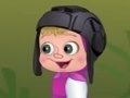 游戏Masha and the Bear: Jumping on logs