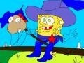 游戏Cowboy Spongebob Coloring