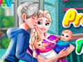 游戏Pregnant Elsa Twins Birth