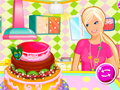 游戏Barbies Birthday Cake