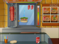 游戏Döner Kebab : salade, tomates, oignons   