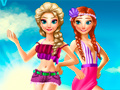 游戏Elsa And Anna Summer Vacation