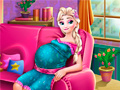 游戏Pregnant Elsa Baby Birth