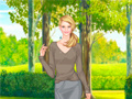 游戏Helen Dog Walking Dress Up