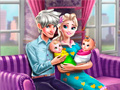 游戏Ice Queen Twins Family Day