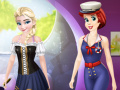 游戏Ariel And Elsa Career Dress Up
