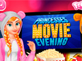 游戏Princesses Movie Evening