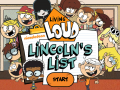 游戏The Loud House: Lincolns List  