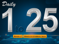 游戏Daily 1 to 25