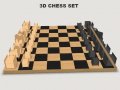 游戏3d Chess Set