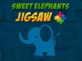 游戏Sweet Elephants Jigsaw