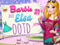 游戏Barbie and Elsa OOTD