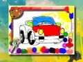 游戏Cartoon Cars Coloring Book
