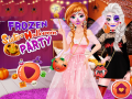 游戏Frozen Sisters Halloween Party