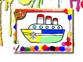 游戏Boats Coloring Book
