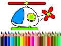游戏Back To School Helicopter Coloring
