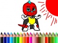游戏Back To School: Mask Boy Coloring
