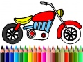 游戏Back To School: Motorbike Coloring