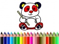 游戏Back To School: Panda Coloring