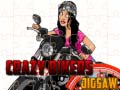 游戏Crazy Bikers Jigsaw
