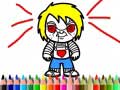 游戏Scary Boy Coloring Book