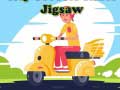 游戏City Scooter Rides Jigsaw
