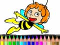 游戏Back To School Maja the Bee Coloring Book