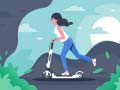 游戏Electric Scooter Rides Jigsaw