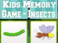 游戏Kids Memory game - Insects
