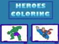 游戏Heroes Coloring 