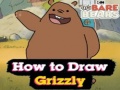 游戏We Bare Bears How to Draw Grizzly
