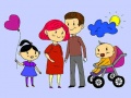 游戏Happy Family Coloring Book