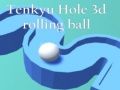 游戏Tenkyu Hole 3d rolling ball