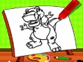 游戏Easy Kids Coloring Dinosaur