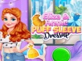 游戏Eliza & Annie Puff Sleeve Dress Up
