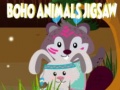 游戏Boho Animals Jigsaw