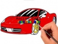 游戏Racing Cars Coloring book