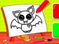 游戏Easy Kids Coloring Bat