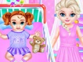 游戏Little Elsa Caring Day