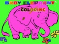 游戏Baby Elephant Coloring