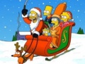 游戏Simpsons Christmas Jigsaw Puzzle