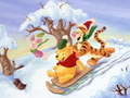 游戏Winnie the Pooh Christmas Jigsaw Puzzle 2