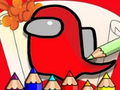游戏Amoung Us Coloring Book