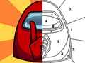 游戏Among Us Them Coloring Book