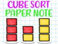 游戏Cube Sort Paper Note
