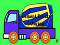 游戏Cement Trucks Coloring