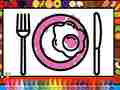 游戏Color and Decorate Dinner Plate
