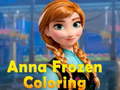 游戏Anna Frozen Coloring