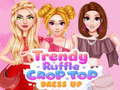 游戏Trendy Ruffle Crop Top Dress Up